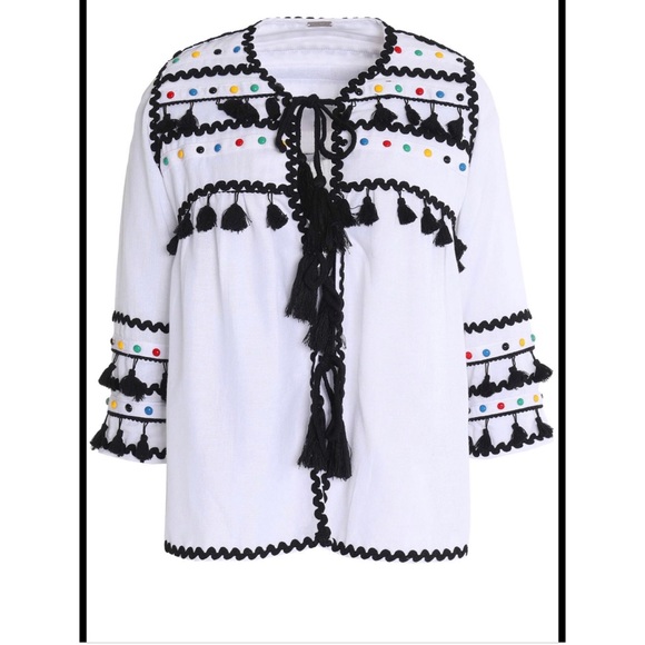 DODO BAR OR Yehuda Tassel Studded Top - Picture 3 of 8